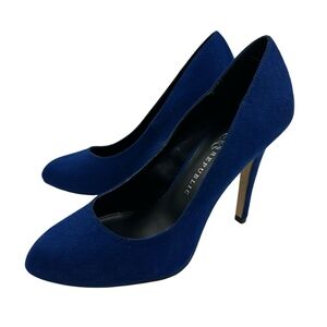 Rock & Republic Gwen Blue Suede High Heel Pumps ** SZ 8